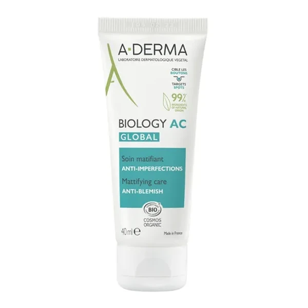 A Derma A-Derma Biology AC Global Soin Matifiant Anti-imperfections 40ml