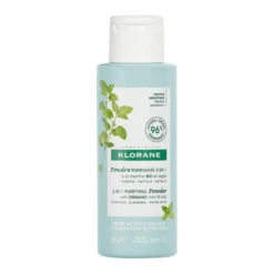 Klorane Poudre Purifiante 3en1 à La Menthe Bio 50g