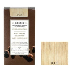 Korres Huile D'argan Coloration Permanente 10.0 Blond Platine