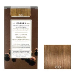 Korres Huile D'argan Coloration Permanente 8.0 Blond Clair