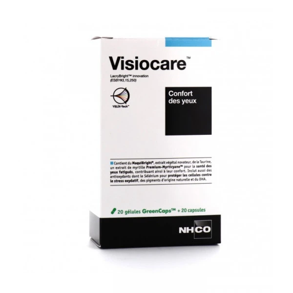 Nhco Visiocare Confort Des Yeux 20 Gélules Et 20 Capsules