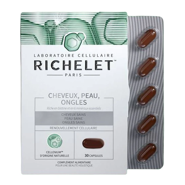 Richelet Cheveux Peau Ongles 30 Capsules