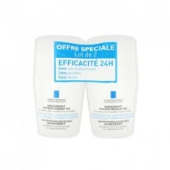 La Roche-posay Déodorant 24h Roll-on 2 X 50 Ml